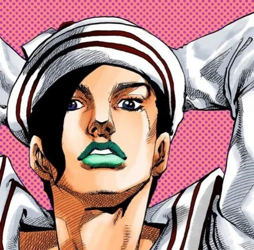 🧨 Стикер «Yoshikage Kira Йошикаге Кира» для Telegram