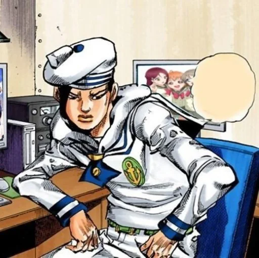 🧨 Стикер «Yoshikage Kira Йошикаге Кира» для Telegram