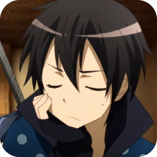💇 Стикер «Kirito» для Telegram