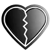 💔 Эмодзи «Kiss Of Death» для Telegram