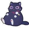 😛 Эмодзи «Cat Scaramouche» для Telegram