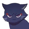 😠 Эмодзи «Cat Scaramouche» для Telegram