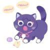 😧 Эмодзи «Cat Scaramouche» для Telegram
