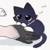 😭 Эмодзи «Cat Scaramouche» для Telegram