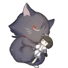 😴 Эмодзи «Cat Scaramouche» для Telegram