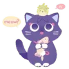 😛 Эмодзи «Cat Scaramouche» для Telegram