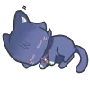 😌 Эмодзи «Cat Scaramouche» для Telegram