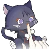 😛 Эмодзи «Cat Scaramouche» для Telegram