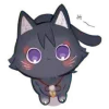 🥺 Эмодзи «Cat Scaramouche» для Telegram