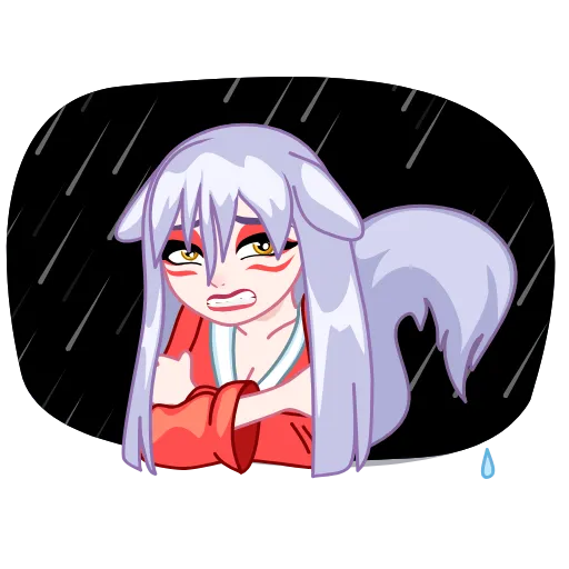 🥶 Эмодзи «Kitsune -» для Telegram