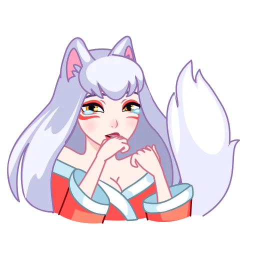 Эмодзи Kitsune - для Telegram — скачать