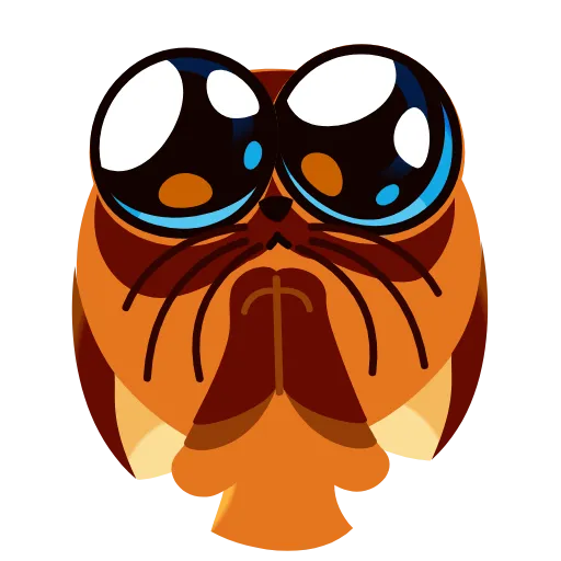🙏 Эмодзи «Котёнок Гав» для Telegram