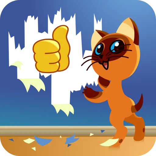 👍 Эмодзи «Котёнок Гав» для Telegram