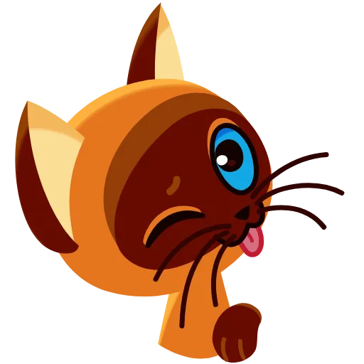 😜 Эмодзи «Котёнок Гав» для Telegram