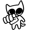 🫵 Эмодзи «𓃠 Kitty Marvartoo» для Telegram