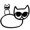 🤩 Эмодзи «𓃠 Kitty Marvartoo» для Telegram