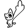 🤩 Эмодзи «𓃠 Kitty Marvartoo» для Telegram