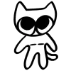 😺 Эмодзи «𓃠 Kitty Marvartoo» для Telegram