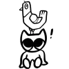🐓 Эмодзи «𓃠 Kitty Marvartoo» для Telegram