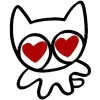 😍 Эмодзи «𓃠 Kitty Marvartoo» для Telegram