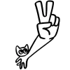 ✌️ Эмодзи «𓃠 Kitty Marvartoo» для Telegram