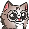 🤔 Эмодзи «Kitty Maya Big» для Telegram