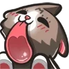 👅 Эмодзи «Kitty Maya Big» для Telegram