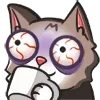 🫠 Эмодзи «Kitty Maya Big» для Telegram