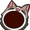 🤣 Эмодзи «Kitty Maya Big» для Telegram