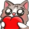 ❤️ Эмодзи «Kitty Maya Big» для Telegram