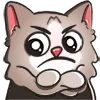 😠 Эмодзи «Kitty Maya Big» для Telegram