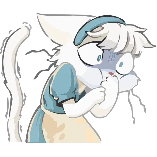 🤢 Эмодзи «Набор эмоджи с Кошечкой Мией из ВК в качестве» для Telegram