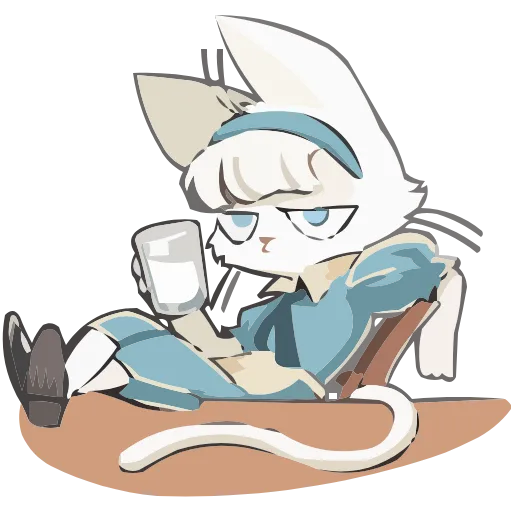 🤨 Эмодзи «Набор эмоджи с Кошечкой Мией из ВК в качестве» для Telegram