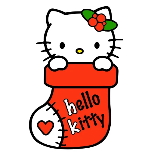 😘 Эмодзи «Kitty Xmas» для Telegram