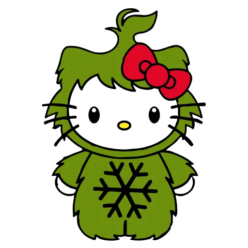 😊 Эмодзи «Kitty Xmas» для Telegram