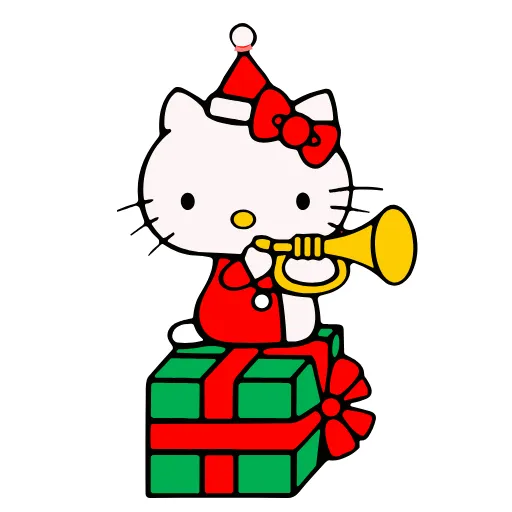 😄 Эмодзи «Kitty Xmas» для Telegram