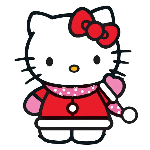 🥰 Эмодзи «Kitty Xmas» для Telegram