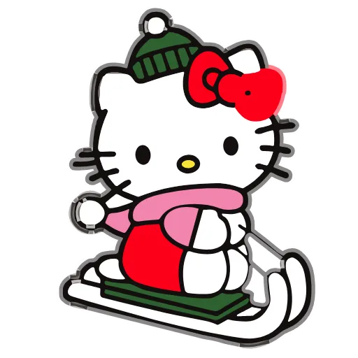 🥰 Эмодзи «Kitty Xmas» для Telegram