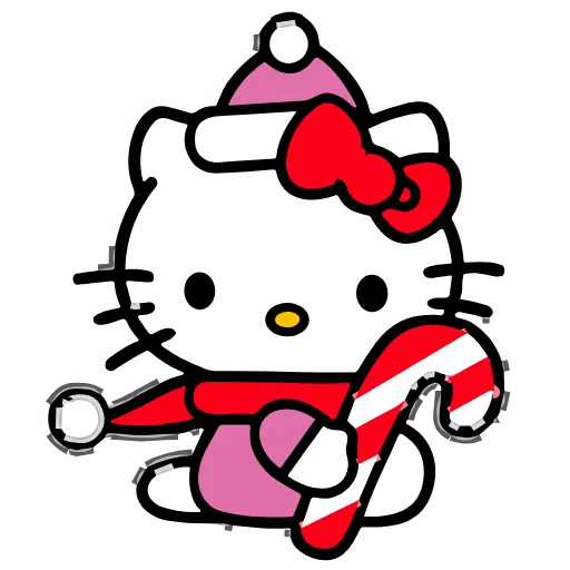 🙂 Эмодзи «Kitty Xmas» для Telegram