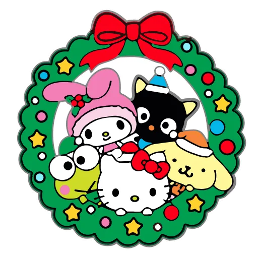 ❤️ Эмодзи «Kitty Xmas» для Telegram