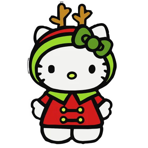😊 Эмодзи «Kitty Xmas» для Telegram
