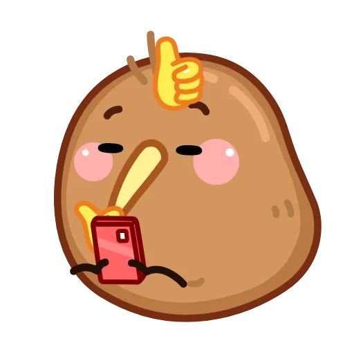 👍 Эмодзи «Птичка Киви» для Telegram