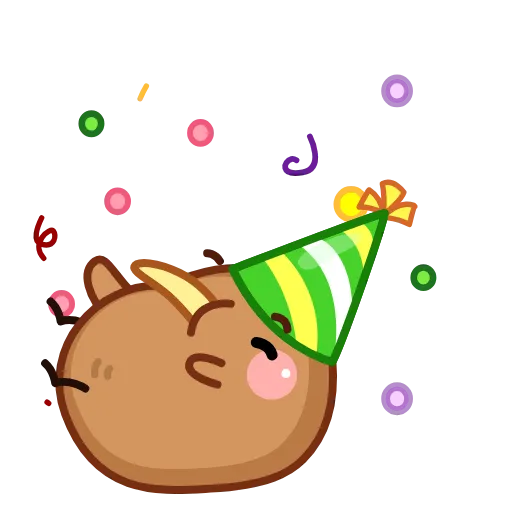 🥳 Эмодзи «Птичка Киви» для Telegram