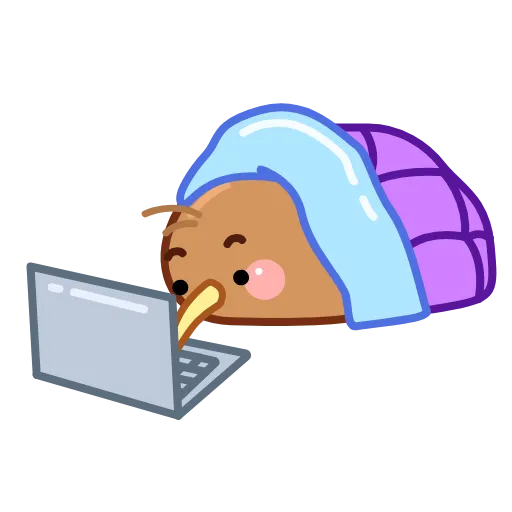 💻 Эмодзи «Птичка Киви» для Telegram