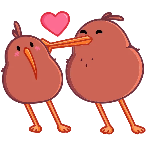 😘 Эмодзи «Киви Кивик» для Telegram