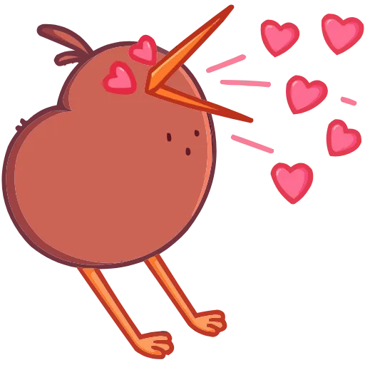🥰 Эмодзи «Киви Кивик» для Telegram
