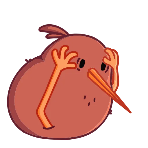 🫣 Эмодзи «Киви Кивик» для Telegram