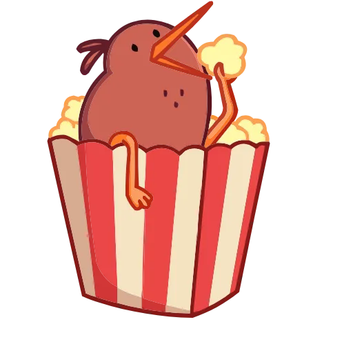 🍿 Эмодзи «Киви Кивик» для Telegram