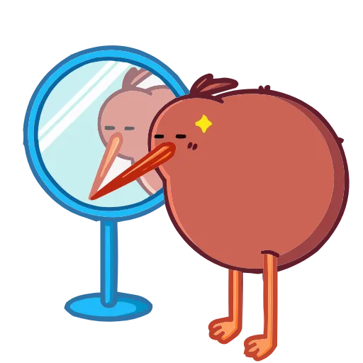 🤩 Эмодзи «Киви Кивик» для Telegram