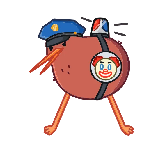 👮‍♂️ Эмодзи «Киви Кивик» для Telegram